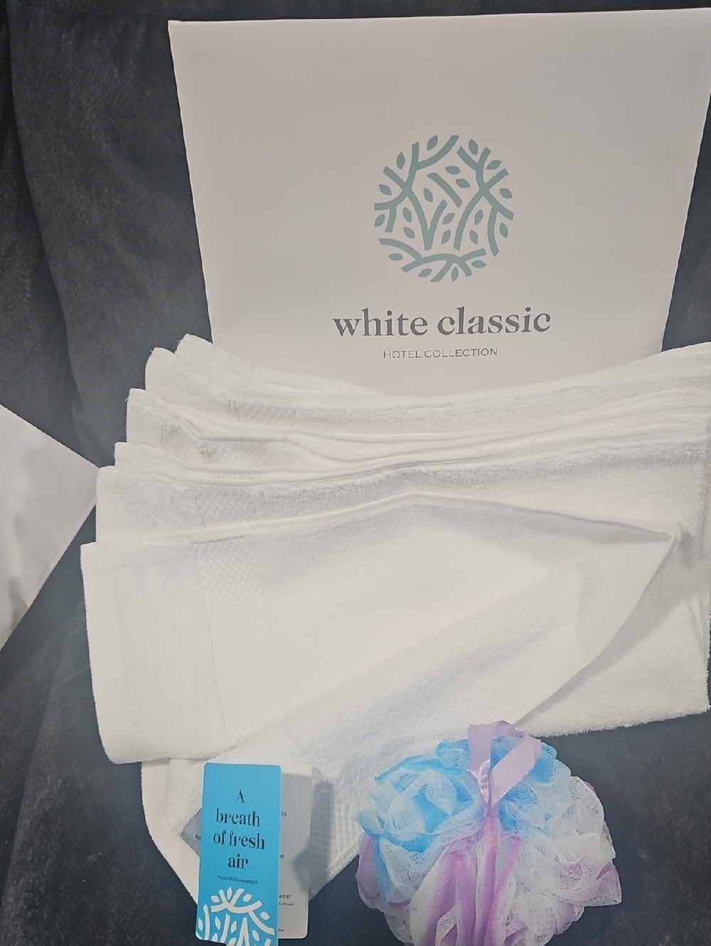 Hotel Collection White Classic Plush White Towel